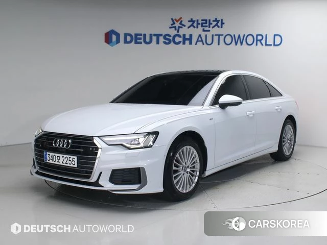 Audi A6 (C8) 2020 Белый из Кореи