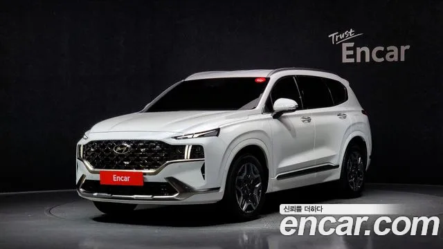 Hyundai The New Santa Fe 2023 Белый из Кореи