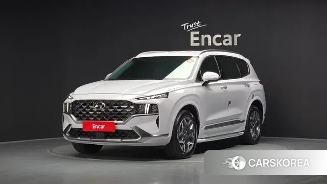 Hyundai The New Santa Fe 2022 Белый из Кореи