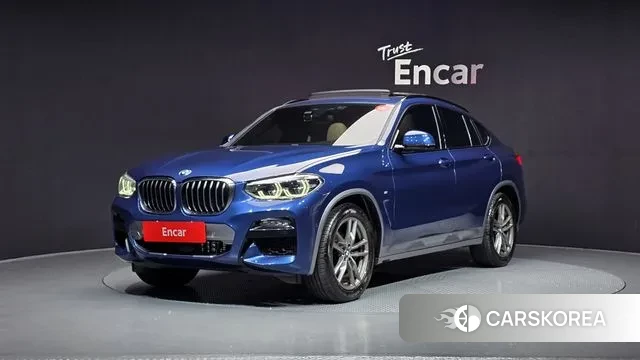 BMW X4 (G02) 2020 Синий из Кореи