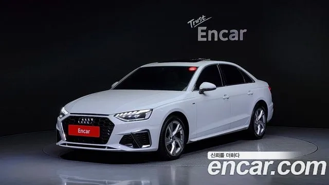 Audi A4 (B9) 2021 Белый из Кореи