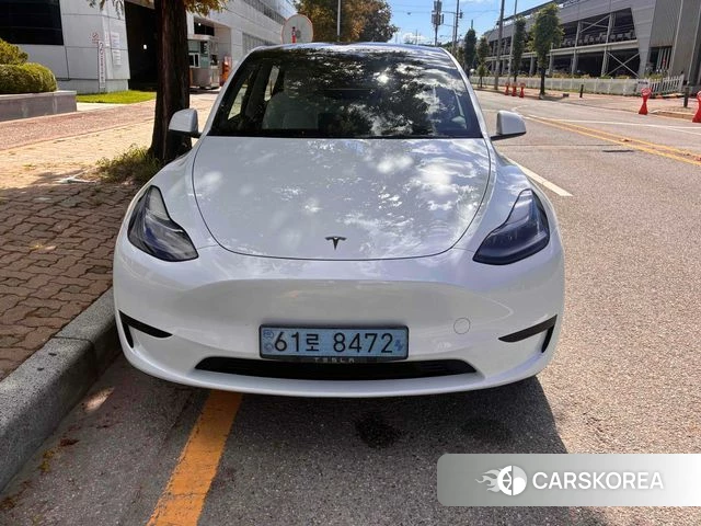 Tesla Model Y 2023 Белый из Кореи