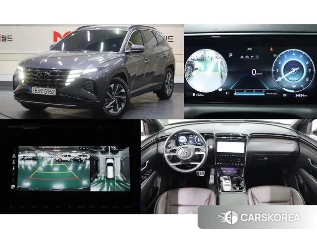Hyundai Tucson Hybrid (NX4) 2020 Серый из Кореи