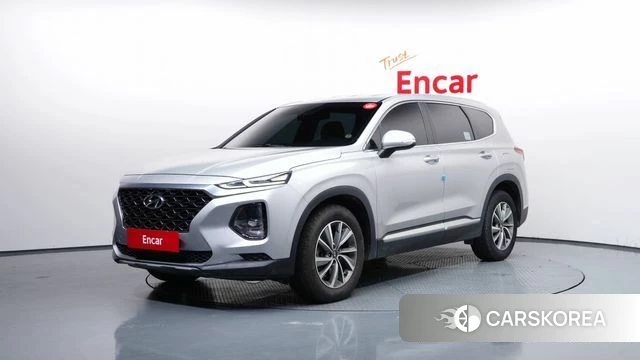 Hyundai Santa Fe TM 2020 Серебристо-серый из Кореи