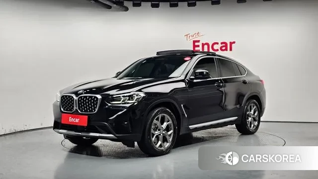 BMW X4 (G02) 2022 Черный из Кореи