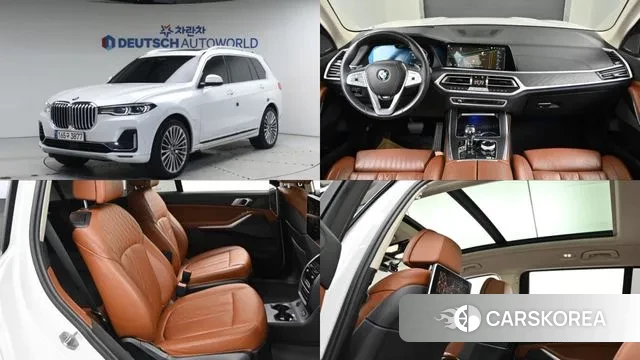 BMW X7 (G07) 2022 Белый из Кореи