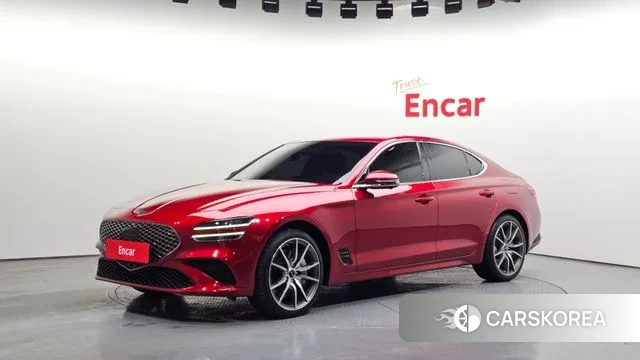 Genesis The New G70 2023 Красный из Кореи