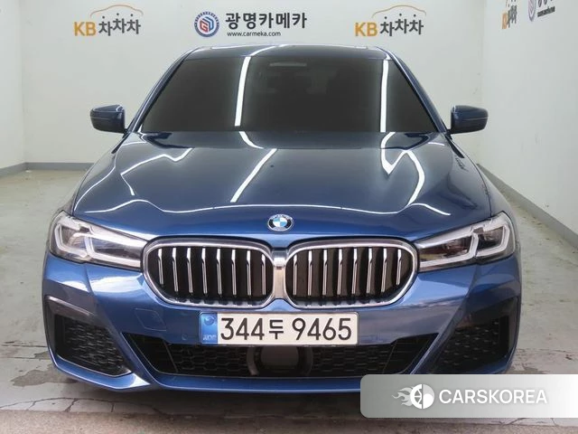 BMW 5 Series (G30) 2021 Синий из Кореи