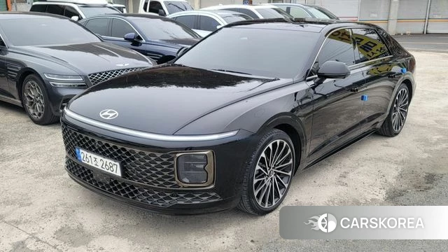 Hyundai Grandeur (GN7) 2023 Черный из Кореи