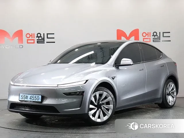 Tesla Model Y 2025 Серебристо-серый из Кореи