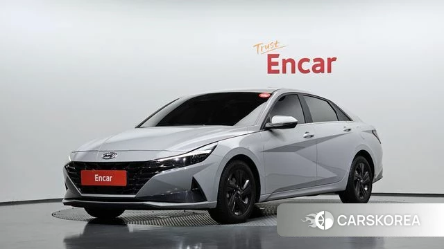 Hyundai Avante (CN7) 2020 Серебристо-серый из Кореи