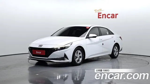 Hyundai Avante (CN7) 2021 Белый из Кореи