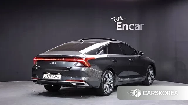 Kia K8 Hybrid 2023 Серый из Кореи