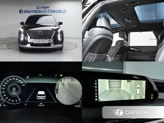 Hyundai Palisade 2021 Черный из Кореи