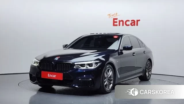 BMW 5 Series (G30) 2018 Черный из Кореи