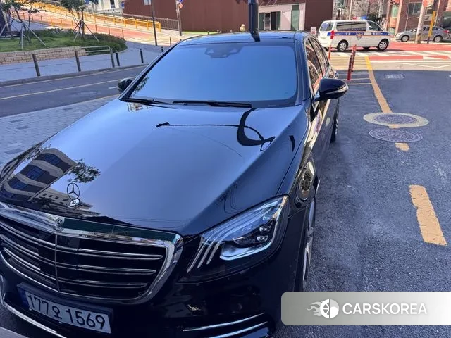 Mercedes-Benz S-Class W222 2019 Черный из Кореи