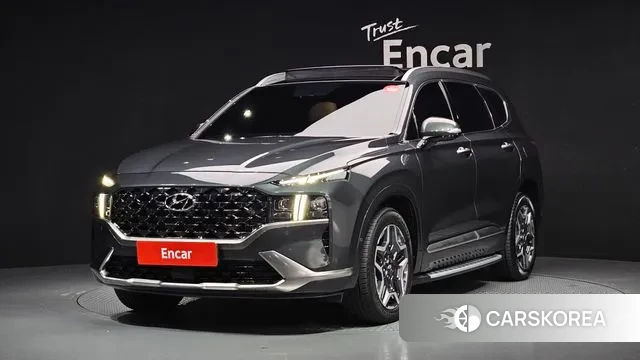 Hyundai The New Santa Fe 2022 Серый из Кореи