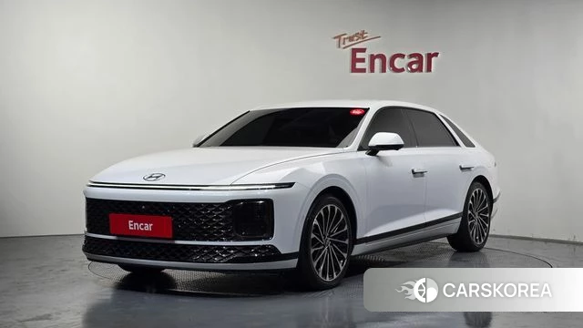Hyundai Grandeur Hybrid (GN7) 2023 Белый из Кореи
