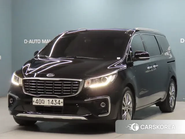 Kia The New Carnival 2018 Черный из Кореи