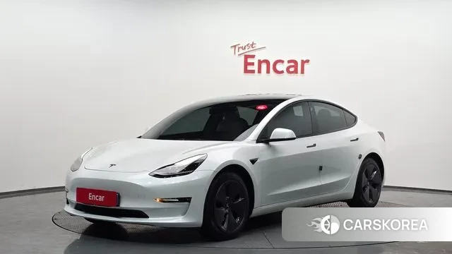 Tesla Model 3 2022 Белый из Кореи