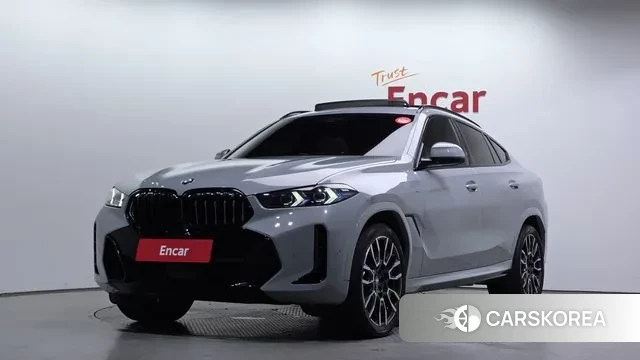 BMW X6 (G06) 2024 Серебристо-серый из Кореи