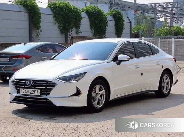 Hyundai Sonata (DN8) 2019 Белый из Кореи