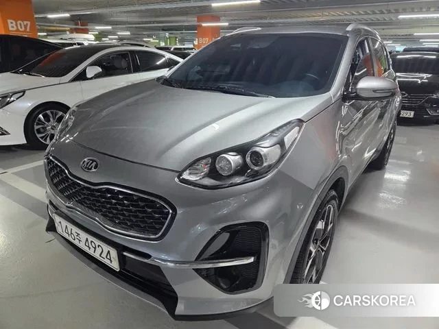Kia Sportage The Bold 2021 Серый из Кореи
