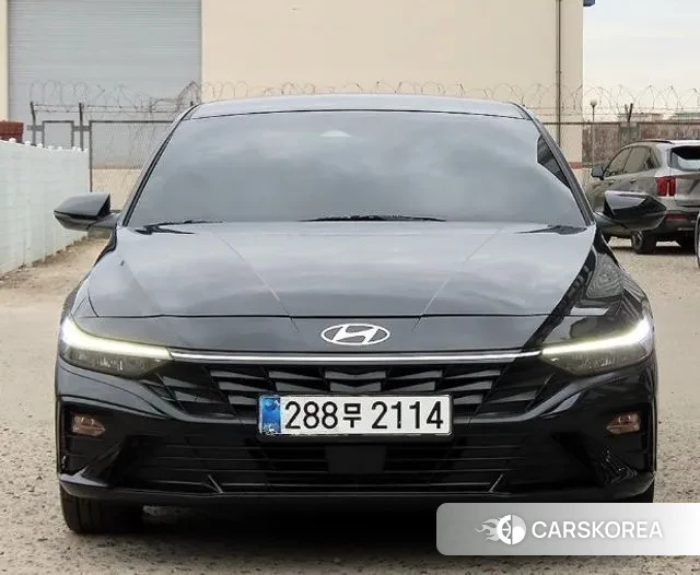 Hyundai The New Avante (CN7) 2023 Черный из Кореи