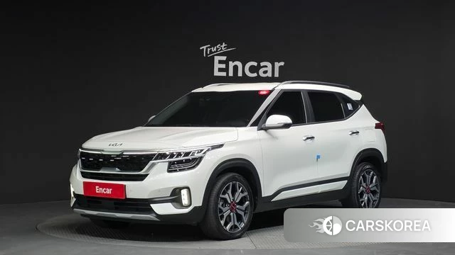 Kia Seltos 2022 Белый из Кореи