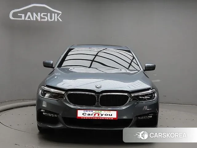 BMW 5 Series (G30) 2018 Небесно-голубой из Кореи