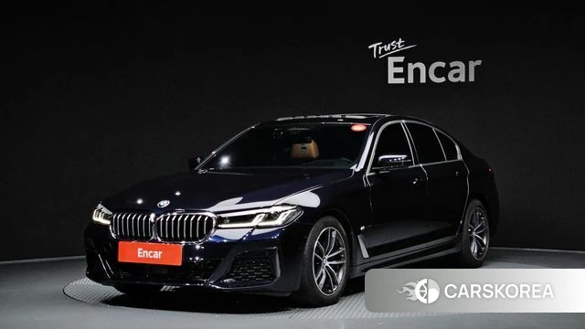 BMW 5 Series (G30) 2021 Синий из Кореи