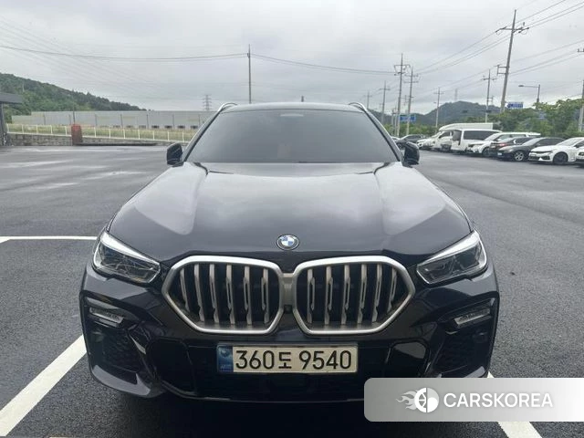 BMW X6 (G06) 2021 Черный из Кореи