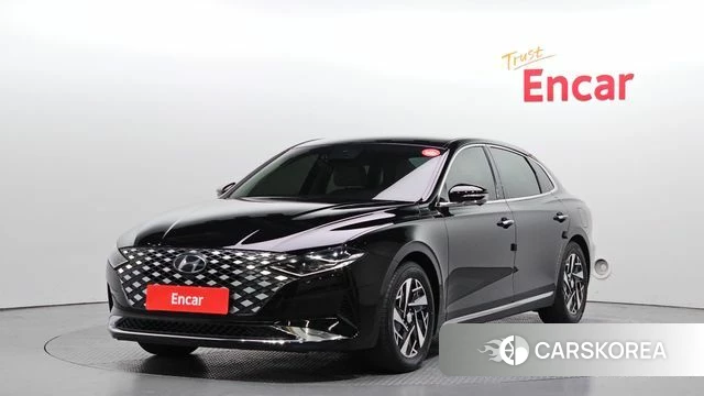 Hyundai The New Grandeur IG Hybrid 2021 Черный из Кореи