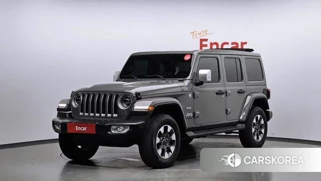 Jeep Wrangler (JL) 2021 Серебристо-серый из Кореи