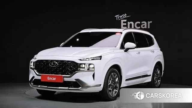 Hyundai The New Santa Fe 2023 Белый из Кореи