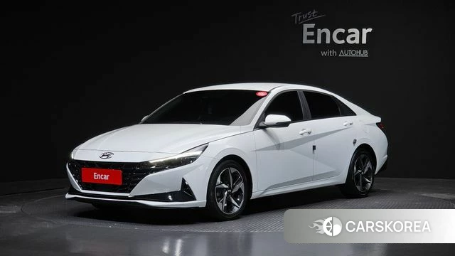 Hyundai Avante (CN7) 2023 Белый из Кореи
