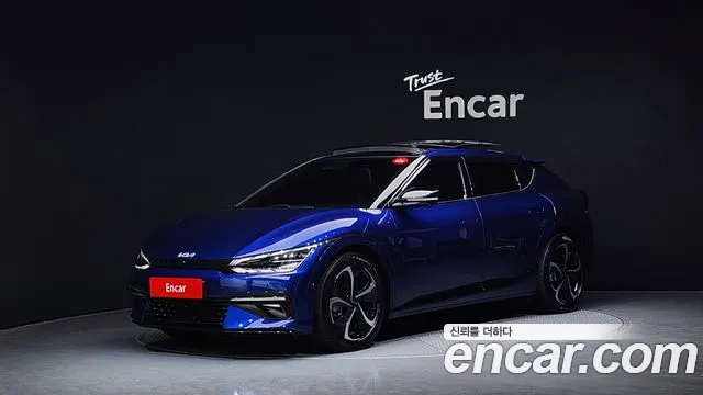 Kia EV6 2022 Синий из Кореи