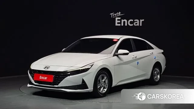 Hyundai Avante (CN7) 2020 Белый из Кореи