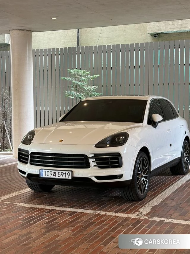 Porsche Cayenne (PO536) 2019 Белый из Кореи