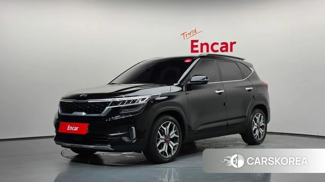 Kia Seltos 2019 Черный из Кореи