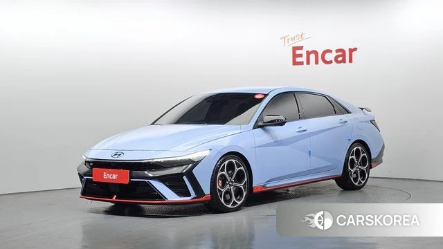 Hyundai The New Avante (CN7) 2024 Синий из Кореи