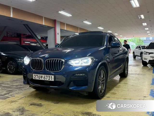 BMW X4 (G02) 2020 Синий из Кореи