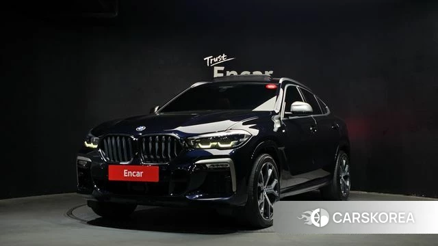 BMW X6 (G06) 2021 Черный из Кореи
