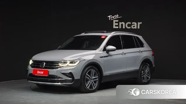 Volkswagen Tiguan second Generation 2021 Серый из Кореи