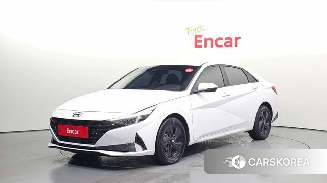 Hyundai Avante (CN7) 2022 Белый из Кореи