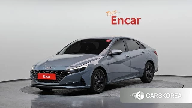 Hyundai Avante Hybrid (CN7) 2021 Серебристо-серый из Кореи