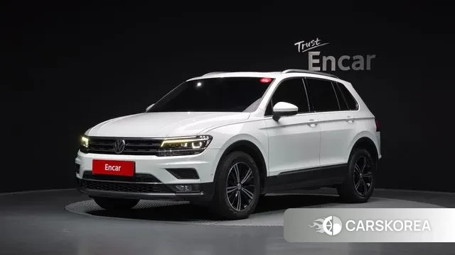 Volkswagen Tiguan second Generation 2020 Белый из Кореи
