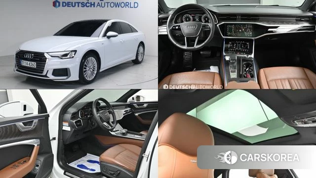 Audi A6 (C8) 2021 Белый из Кореи