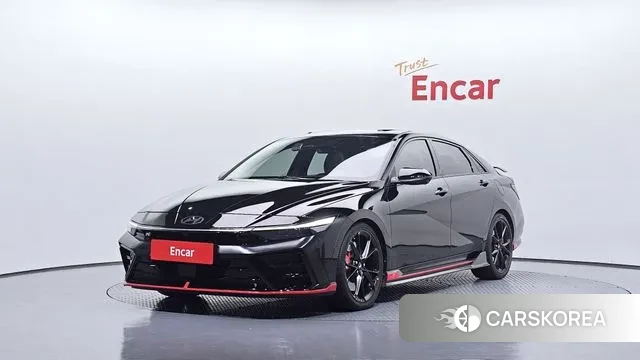 Hyundai The New Avante (CN7) 2024 Черный из Кореи