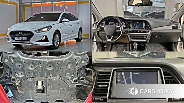 Hyundai Sonata New Rise 2019 Белый из Кореи